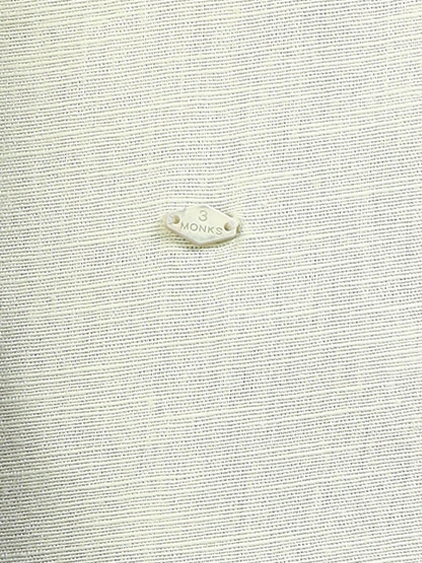 Men’s Light Yellow Cotton Casual Shirt with Nautical Anchor Embroidery