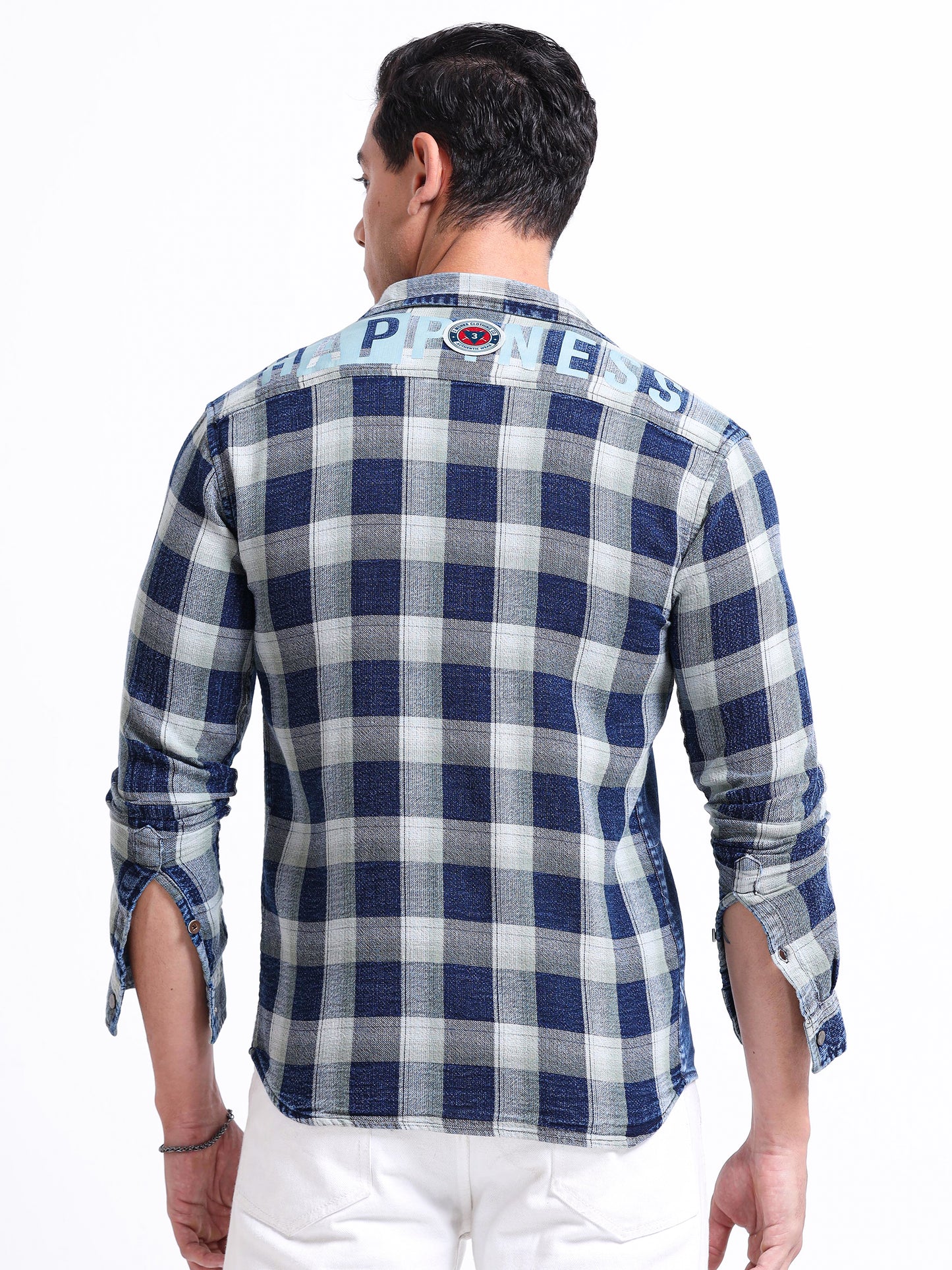 Urban Indigo Cotton Denim Shirt