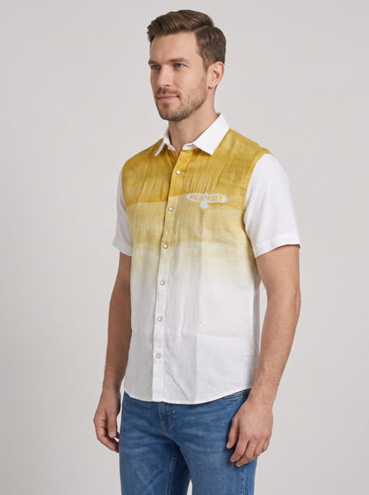 Yellow Ombre Resort Shirt