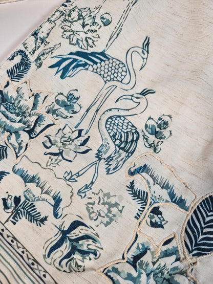Artful Print Cotton Blend Shirt