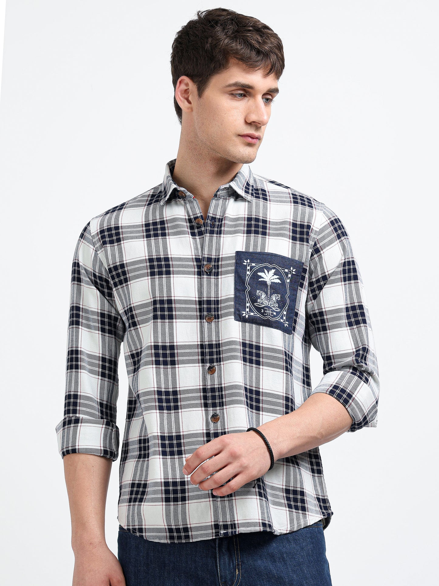 Urban Indigo Cotton Denim Shirt