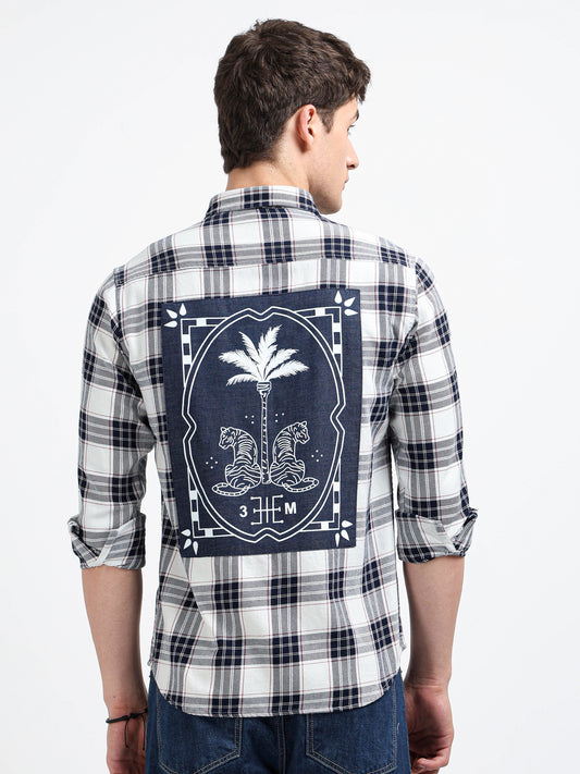 Urban Indigo Cotton Denim Shirt