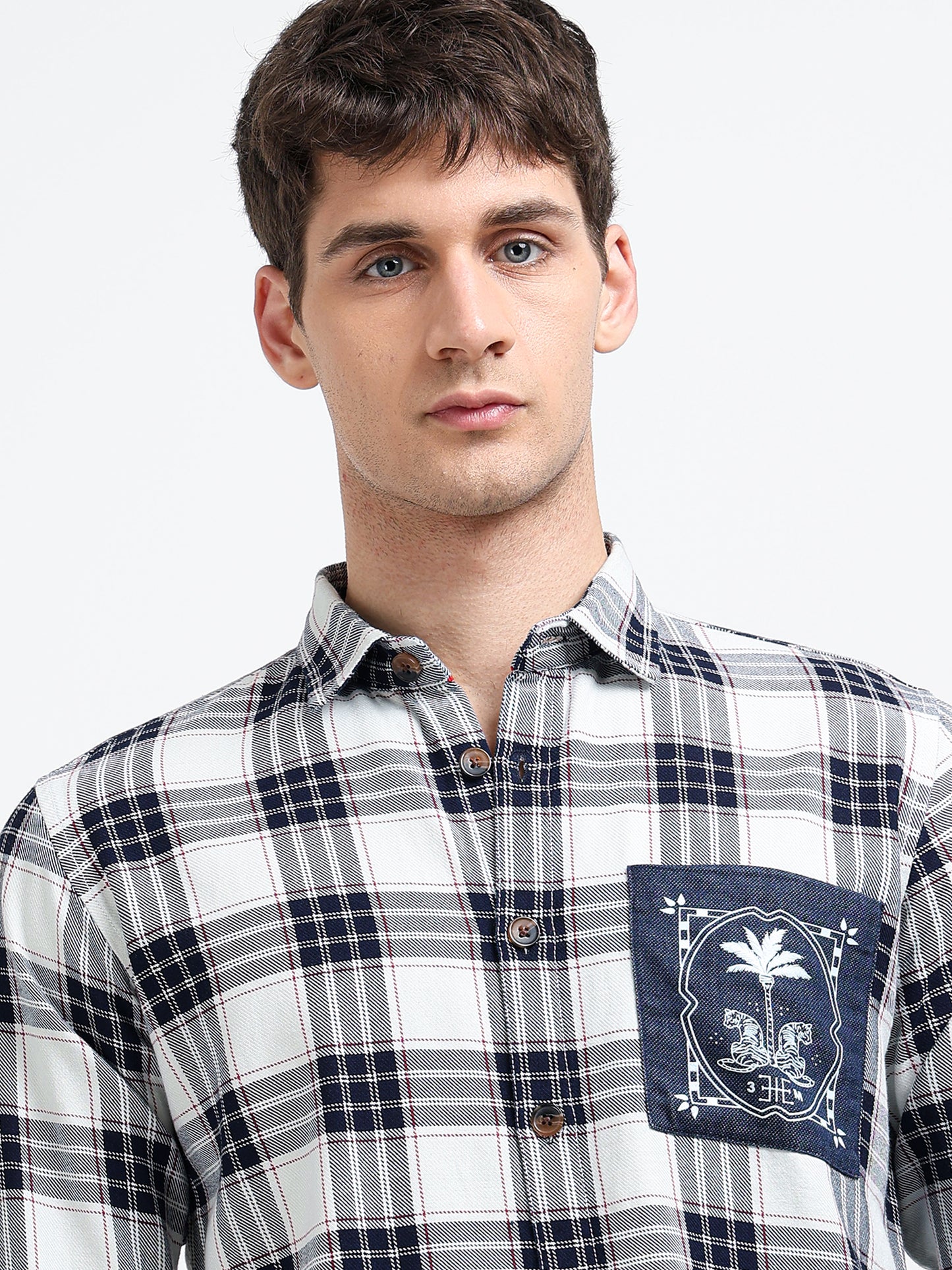 Urban Indigo Cotton Denim Shirt