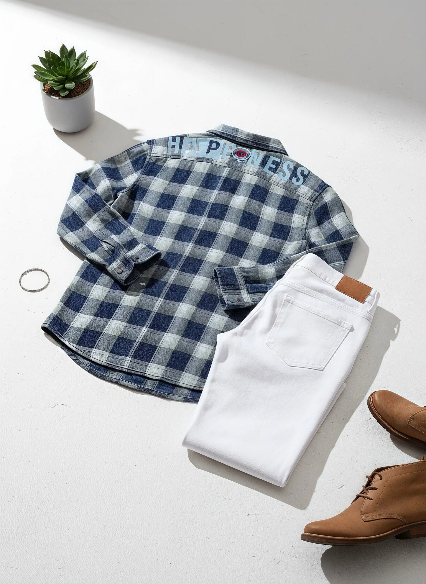 Urban Indigo Cotton Denim Shirt